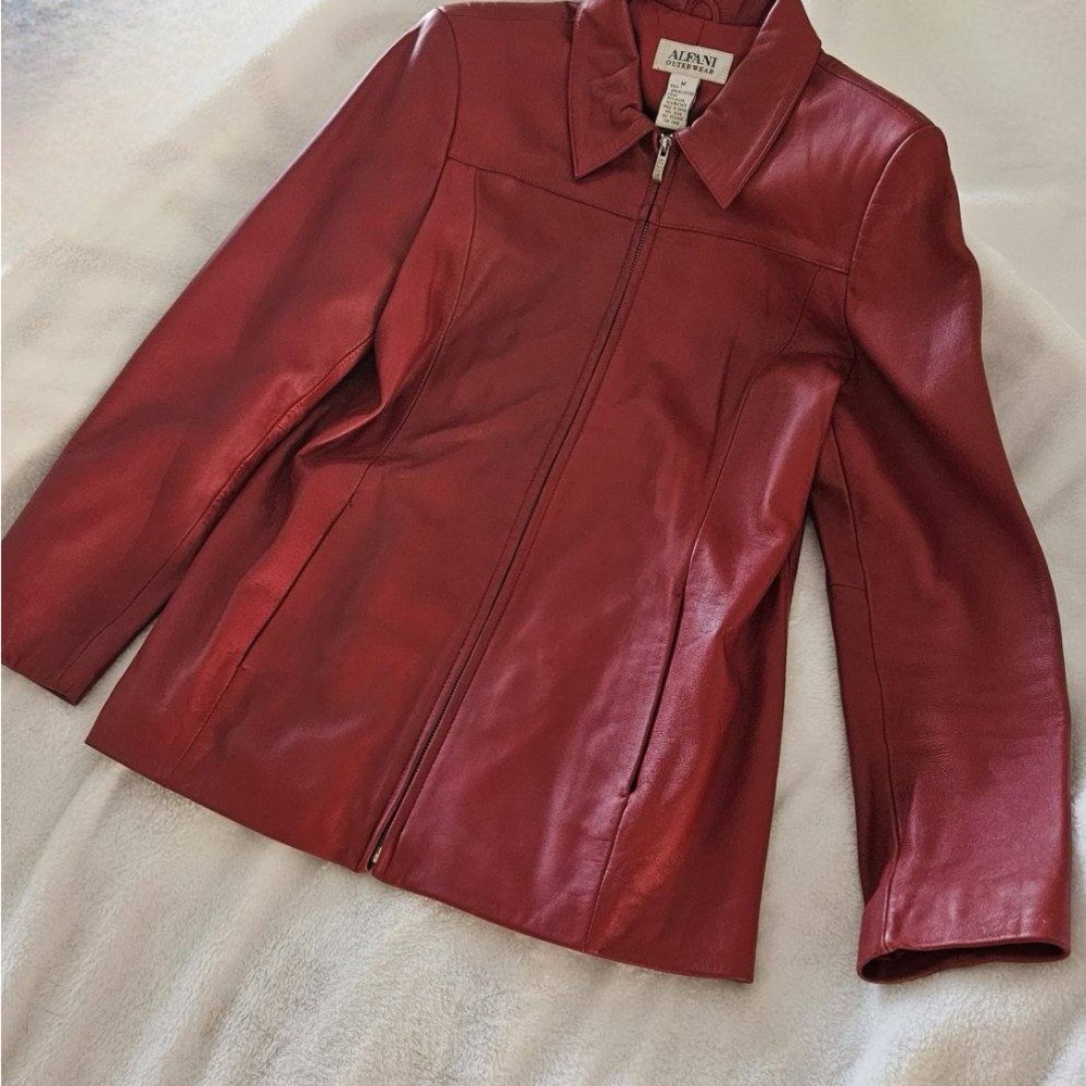 Alfani Genuine Leather Women's Jacket